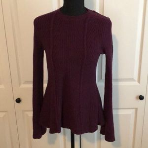 Ann Taylor Peplum sweater